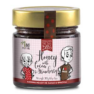 Honey-with-Cocoa-and-Strawberry-spread
